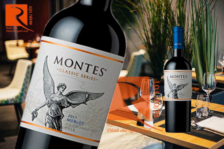Rượu vang Chile Montes Classic Seriea Merlot
