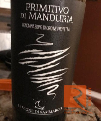 Rượu vang Primitivo di Manduria Le Vigne di Sammarco