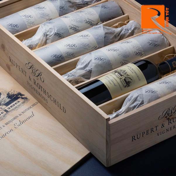 Rượu vang Rupert Rothschild Baron Edmond thùng gỗ