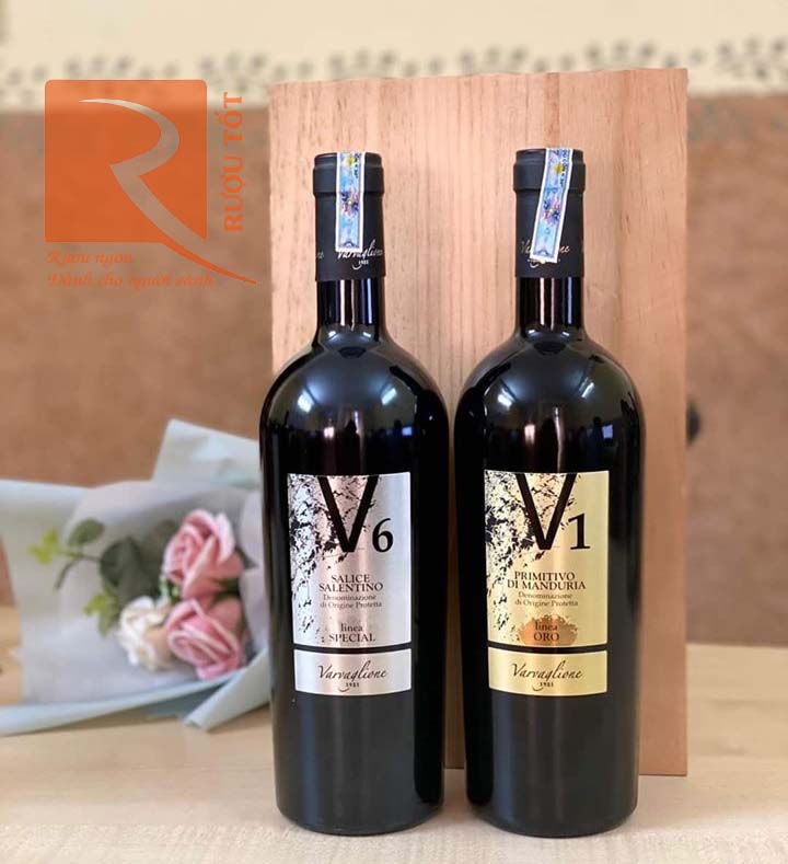 Rượu Vang Ý Varvaglione V1 Primitivo di manduria