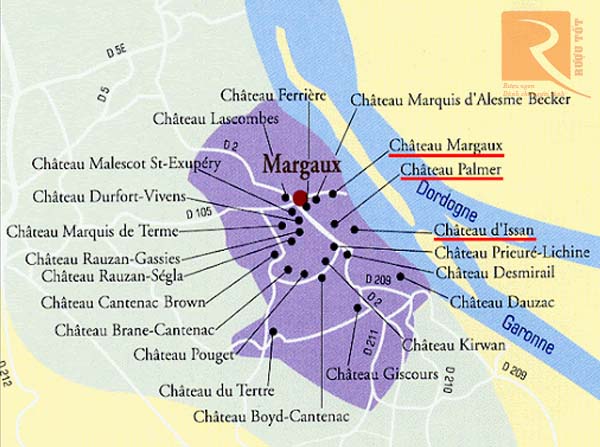 Rượu vang vùng Margaux