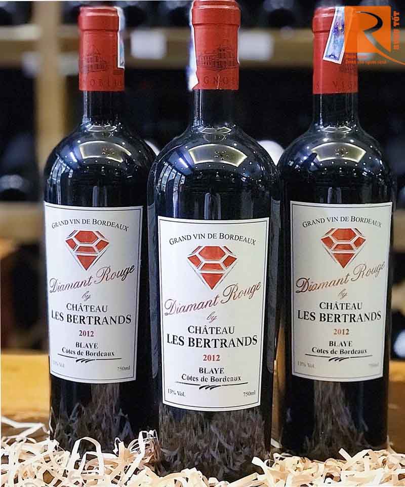 Rượu vang Chateau Les Bertrands Diamant Rouge