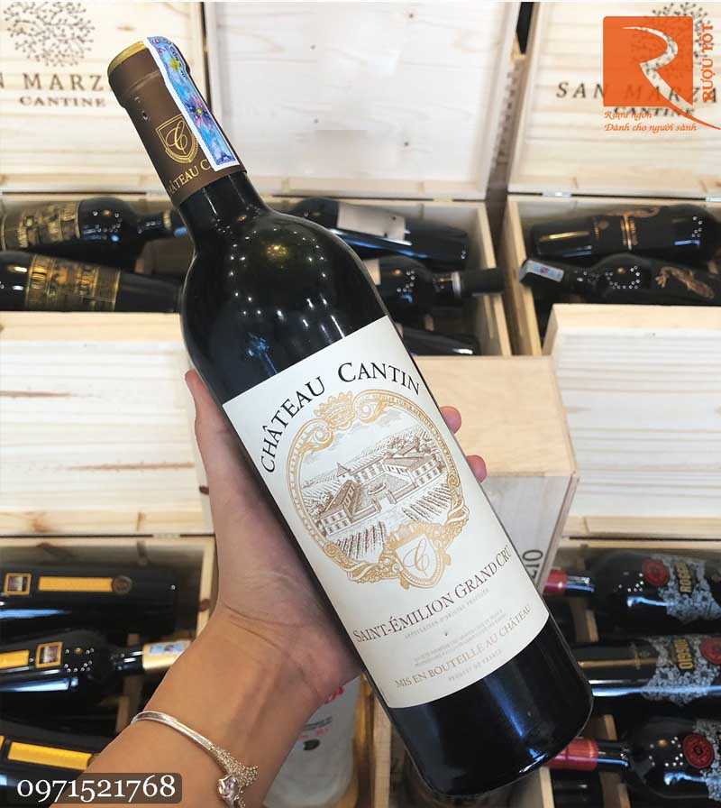 Rượu vang Chateau Cantin 2017