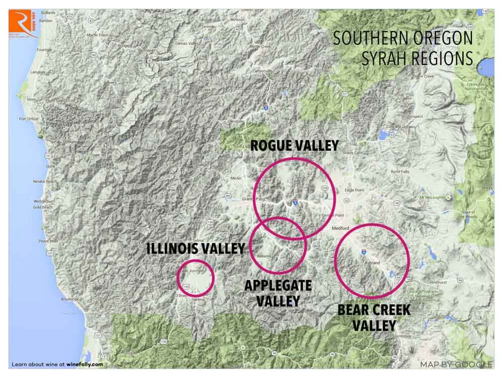 Nam Oregon trong giai đoạn khởi đầu của một khu vực tuyệt vời cho giống Rhône.