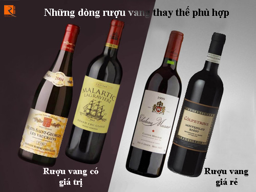 5 Loại rượu vang đặc biệt giá cao và rượu vang giá rẻ thay thế.