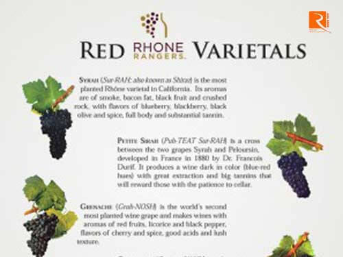 Vùng rượu vang Paso Robles: đặc trưng của phong cách Rhone Blends.