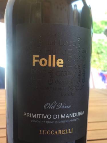 Rượu vang Folle Primitivo Di Manduria