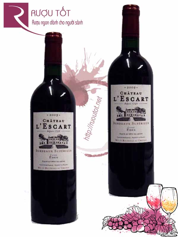 Vang Pháp Chateau l'Escart Bordeaux Superieur