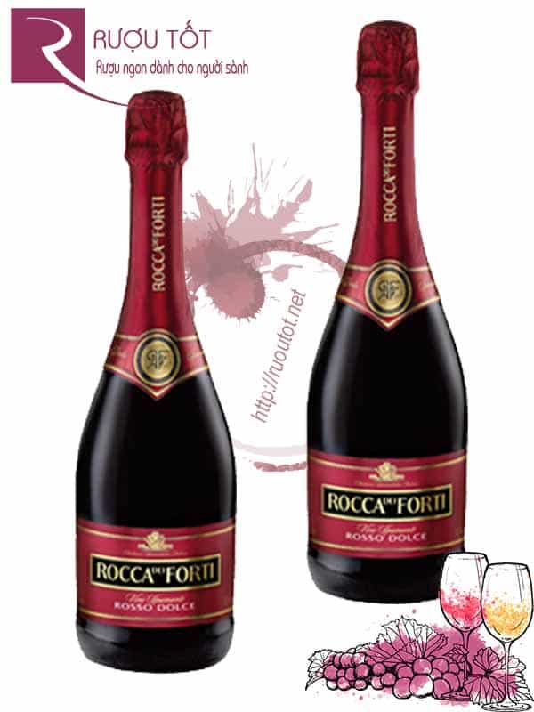 Rượu Vang Rocca dei Forti Spumante Rosso Dolce
