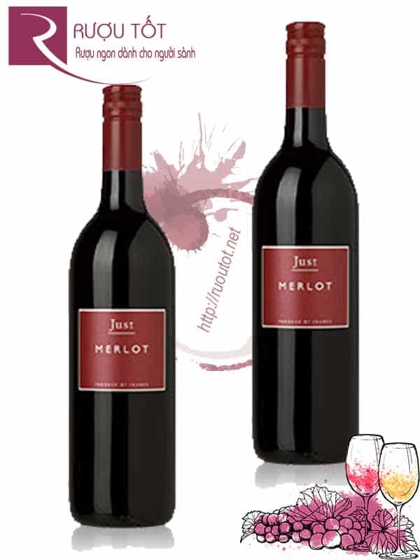 Rượu Vang Just Merlot Languedoc Roussillon Thượng hạng