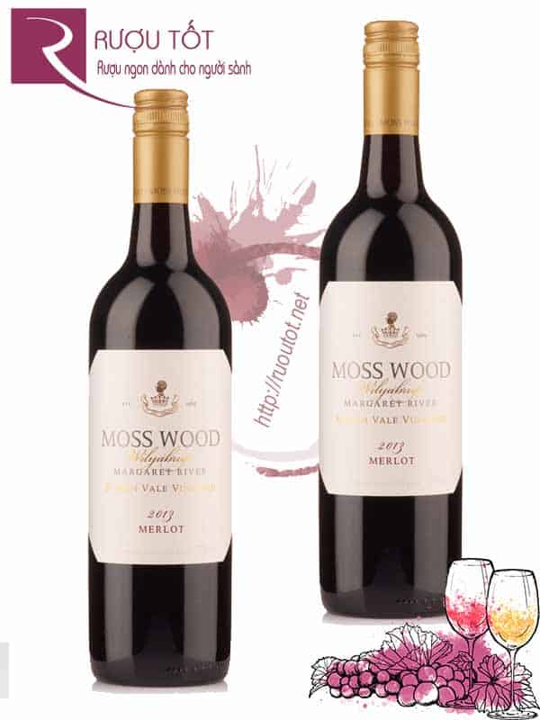 Rượu vang Moss Wood Merlot Ribbon Vale Vineyard Hảo hạng