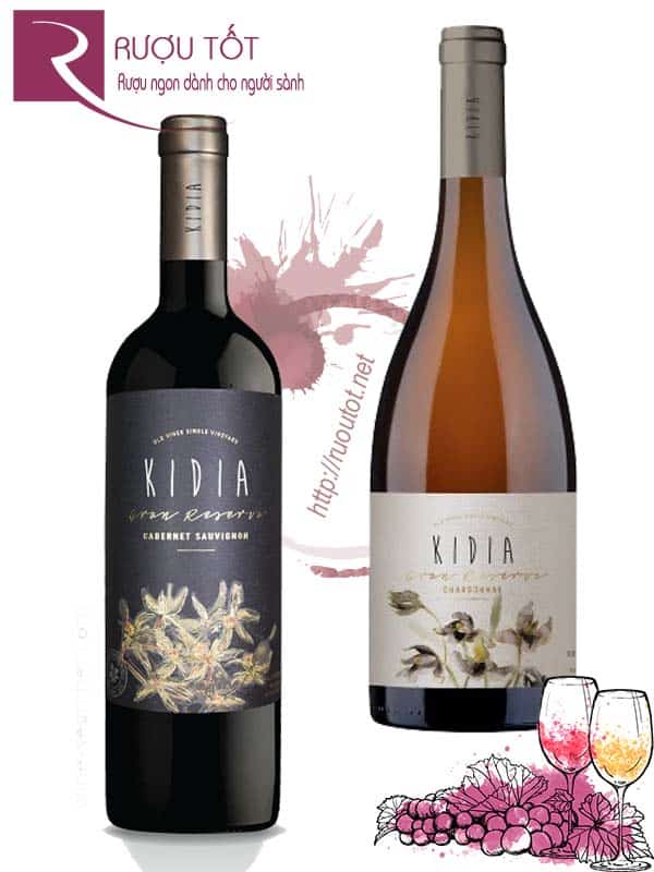 Vang Chile KIDIA Gran Reserva (Red – White) Thượng hạng