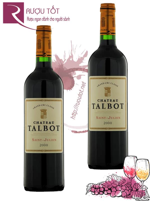 Rượu Vang Chateau Talbot Saint Julien Grand Cru Classe Cao cấp