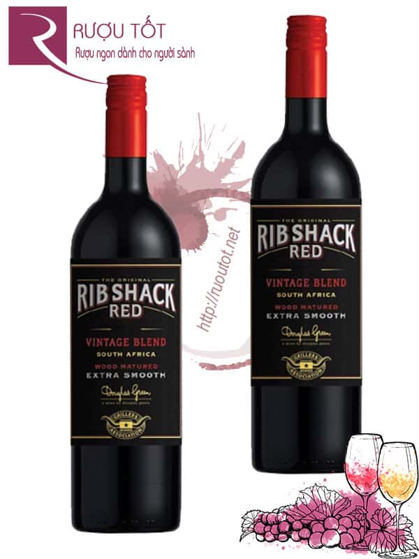 Rượu Vang RibShack Extra Smooth Vintage Blend Cao Cấp