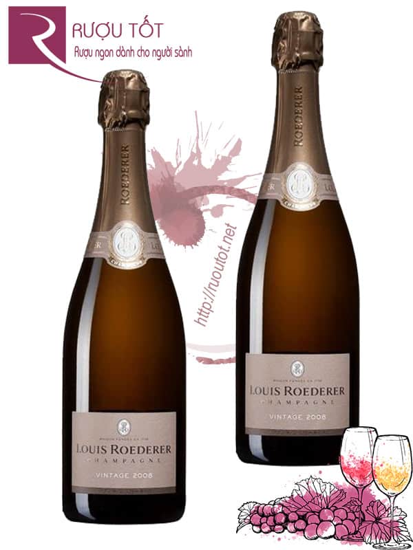 Champagne Pháp Louis Roederer Vintage Thượng hạng
