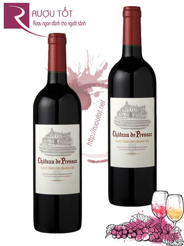 Rượu Vang Chateau De Pressac Grand Cru Classe Thượng hạng
