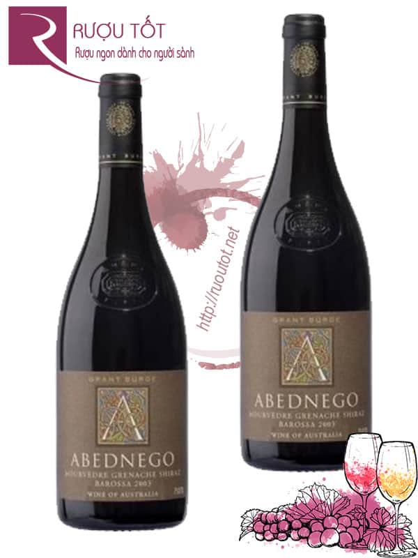 Rượu vang Abednego Grant Burge Shiraz Mourvedre Grenache Chiết khấu cao