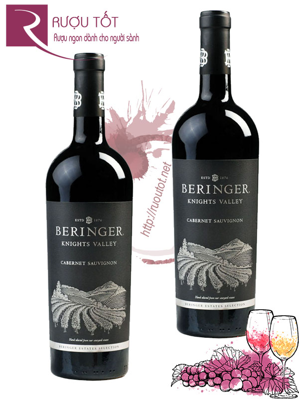 Rượu vang Beringer Knights Valley Cabernet Sauvignon Thượng hạng