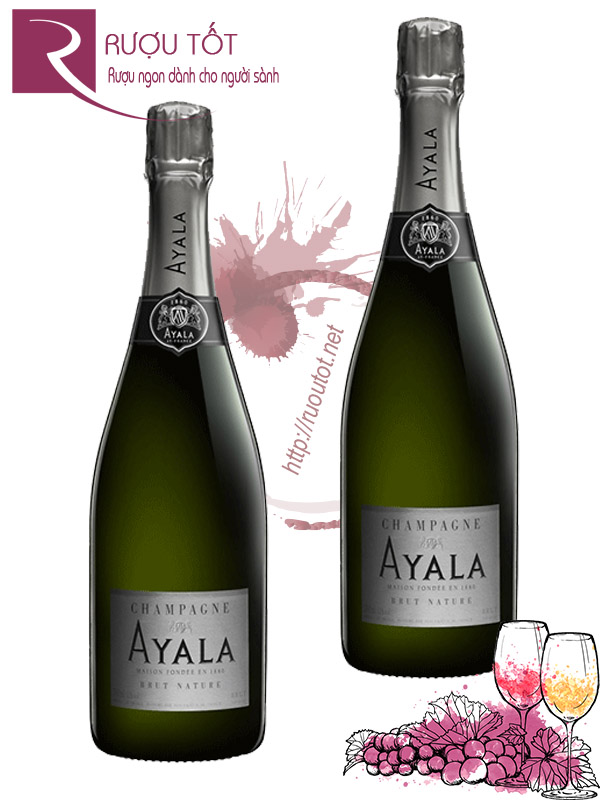 Champagne Pháp Ayala Brut Nature Zero Dosage Cao cấp