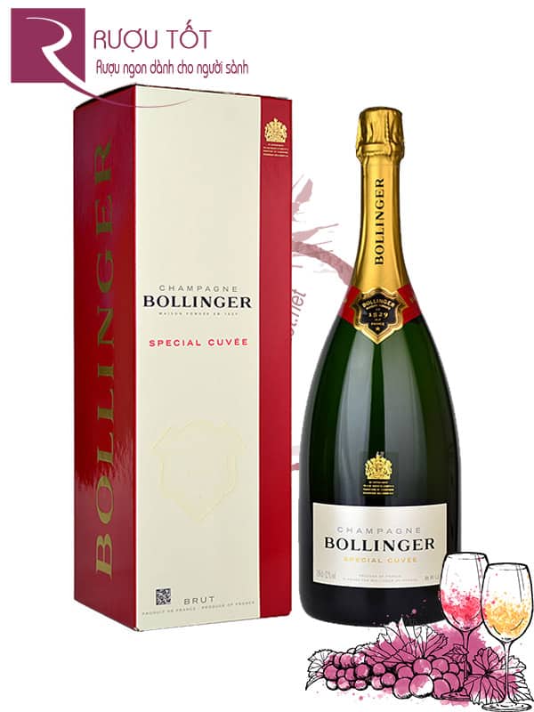 Champagne Pháp Bollinger Special Cuvee 1.5L Cao cấp