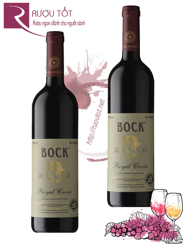 Rượu vang Bock Royal Cuvée Villany-Siklos Chiết khấu cao