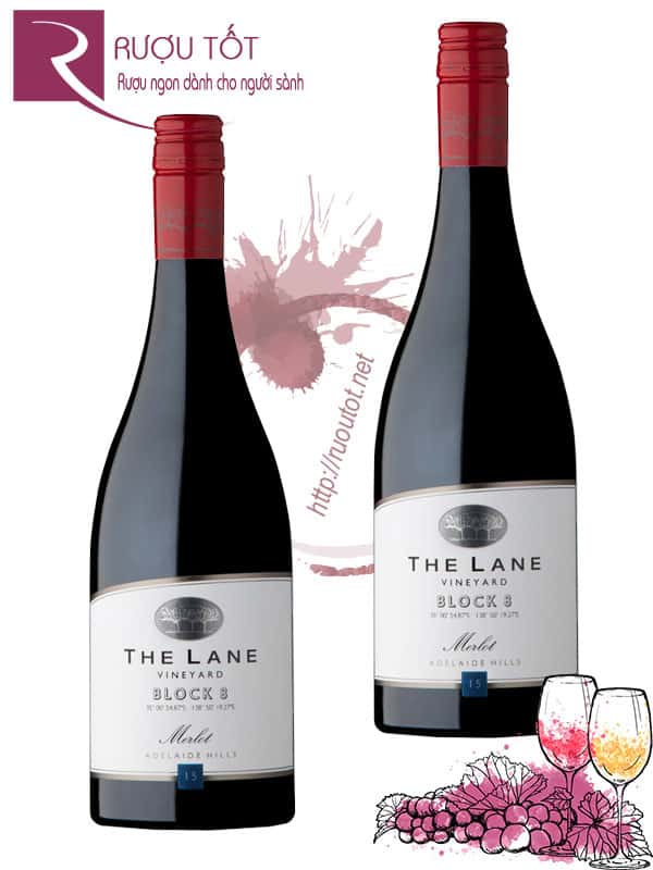 Rượu vang Block 8 The Lane Vineyard Merlot Chiết khấu cao