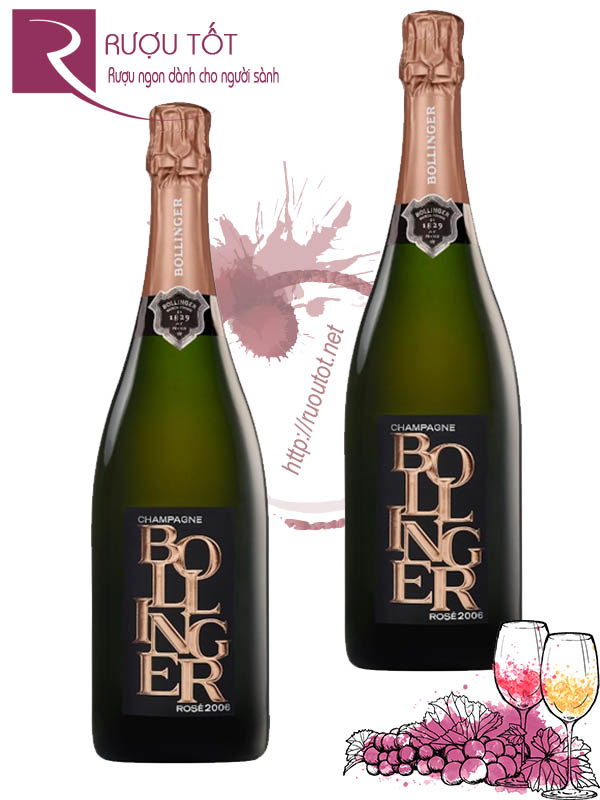Champagne Pháp Bollinger Rosé Limited Edition Cao cấp
