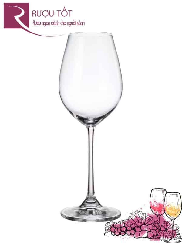 Ly rượu vang Crystalite Bohemia Tiệp Collection giá rẻ
