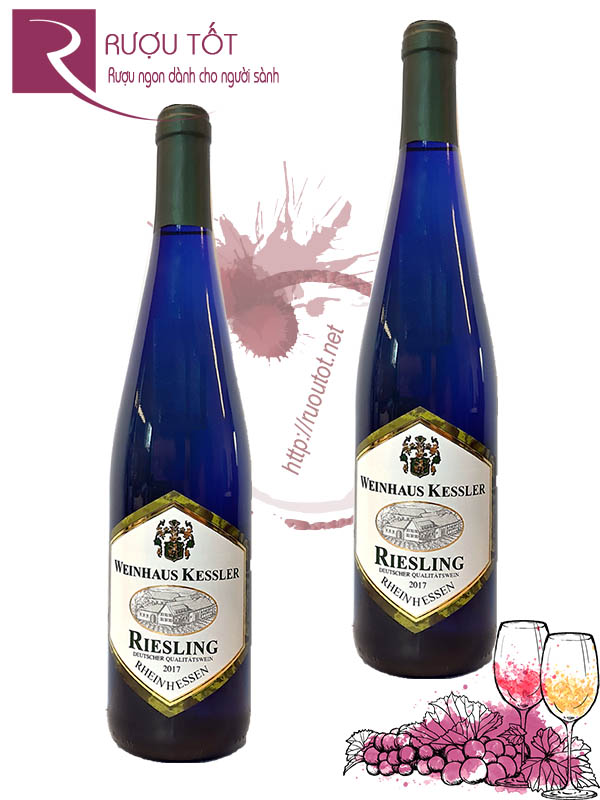 Rượu vang Riesling Semi Kessler-Zink Dry Blue Edition Chiết khấu cao