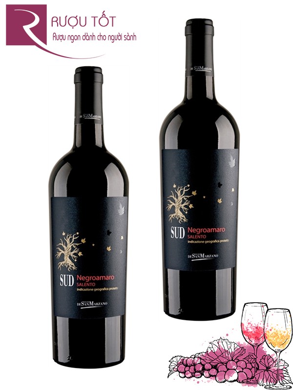 Rượu Vang Ý SUD Negroamaro Salento