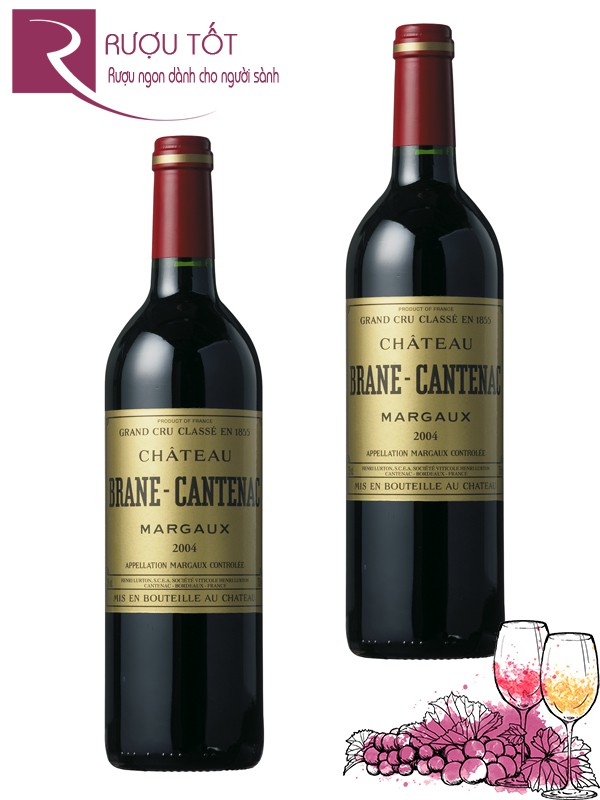 Rượu Vang Chateau Brane Cantenac Margaux Grand Cru Classe 96 điểm