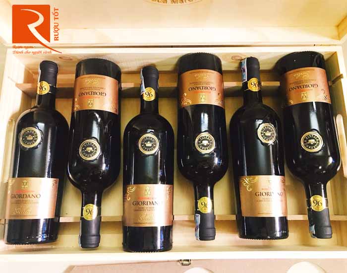 Vang ý Rinforzato Giordano Terre Siciliane Nero D'Avola