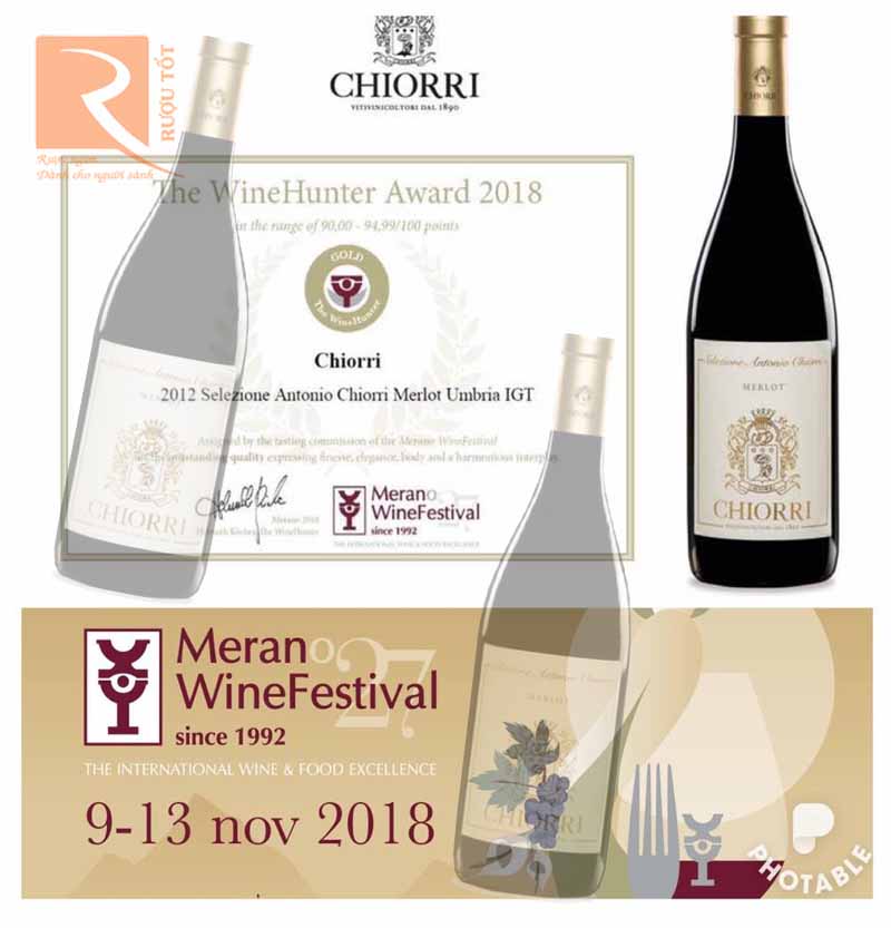 Vang đỏ Selezione Antonio Chiorri Merlot Umbria