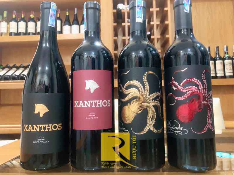 Vang Mỹ Xanthos Syrah California