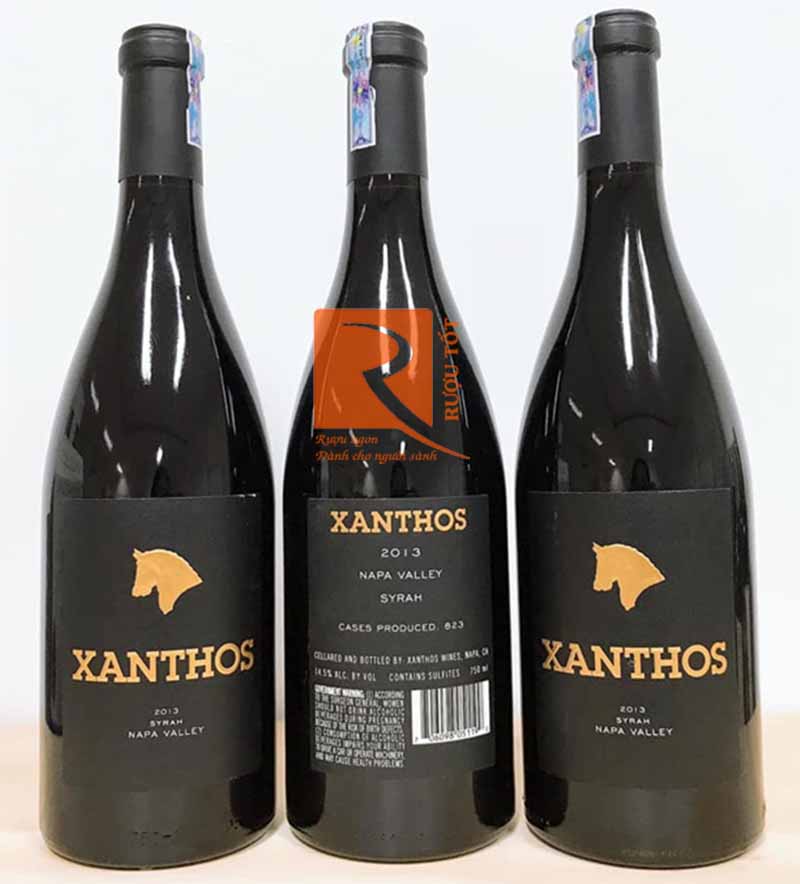 Vang Mỹ Xanthos Syrah Napa Valley