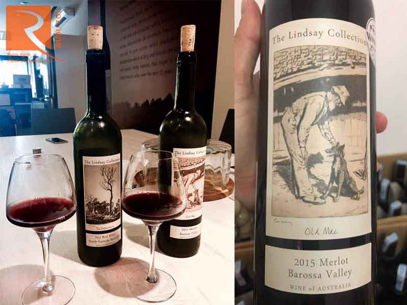 Rượu vang đỏ The Lindsay Collection Old Mac Merlot Barossa Valley