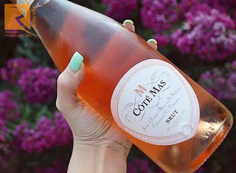 Vang nổ Cote Mas Cremant De Limoux Rose Brut cao cấp