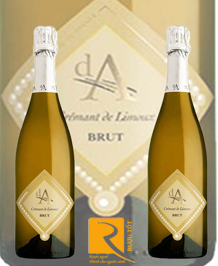 Vang nổ Pháp Da Cremant De Limoux Brut Blanc cao cấp