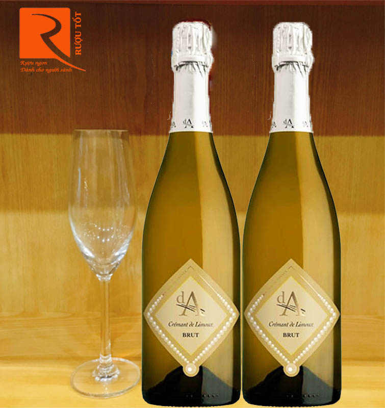 Vang nổ Da Cremant De Limoux Brut Blanc cao cấp