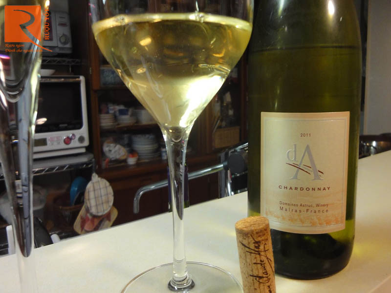 Vang Pháp Da Domaines Astruc chardonnay