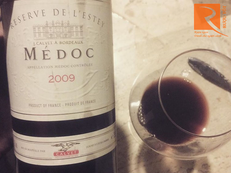 Vang đỏ Calvet Medoc Reserve de L'estey