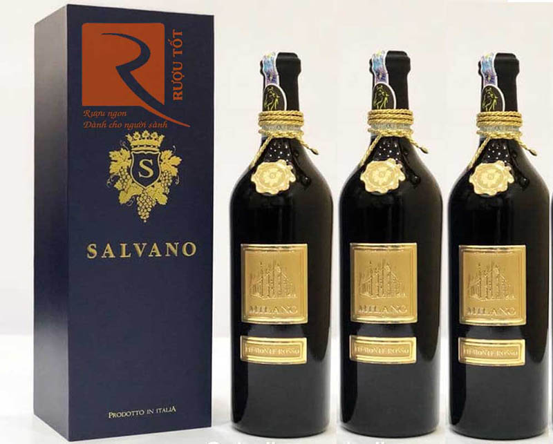 Rượu vang Ý Milano Salvano Primitivo Piemonte