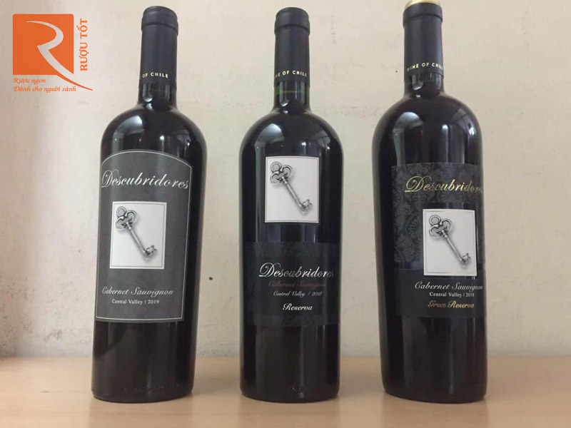 Vang đỏ Chile Descubridores Gran Reserva