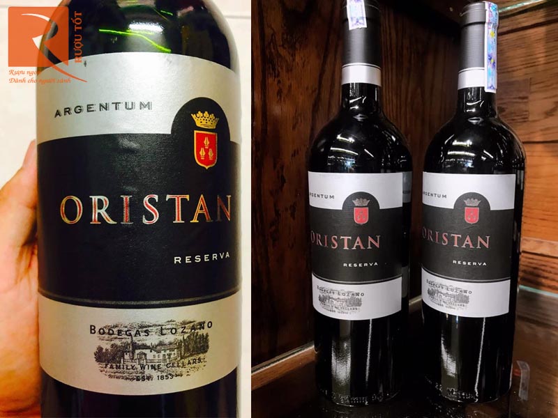 Rượu vang đỏ Oristan Reserva Bodega Lozano 