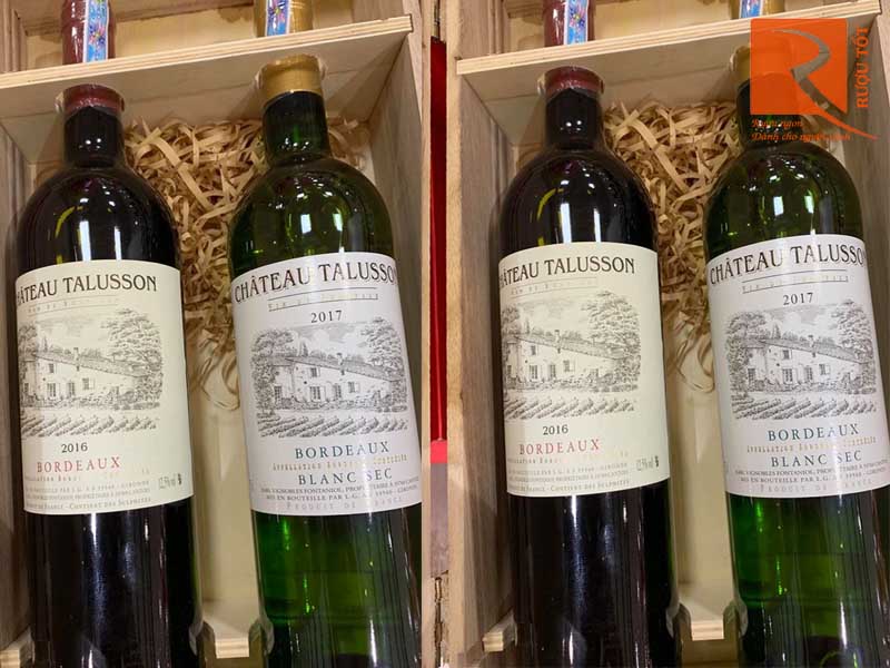 Rượu vang Chateau Talusson Bordeaux Blanc