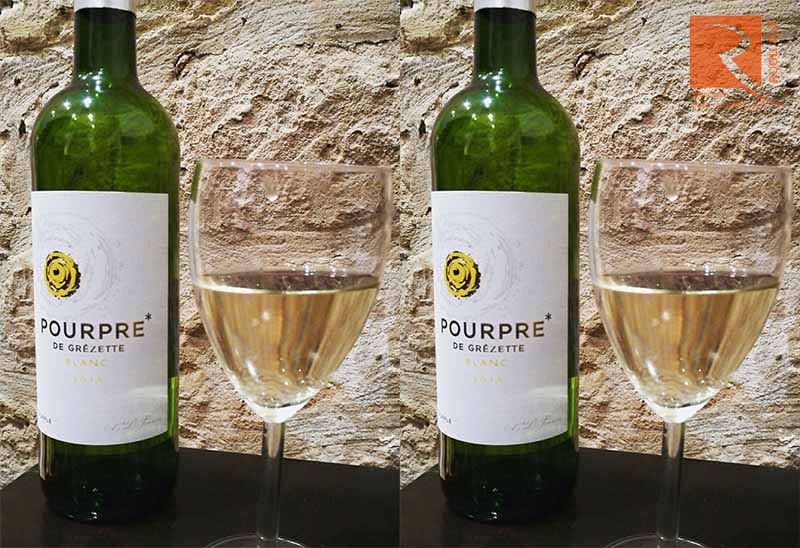 Rượu Vang Pourpre de Grezette Blanc 12,5%