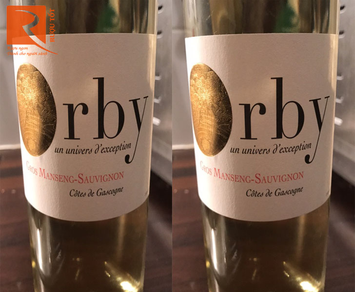 Rượu vang Orby Gros Manseng Sauvignon Bordeaux