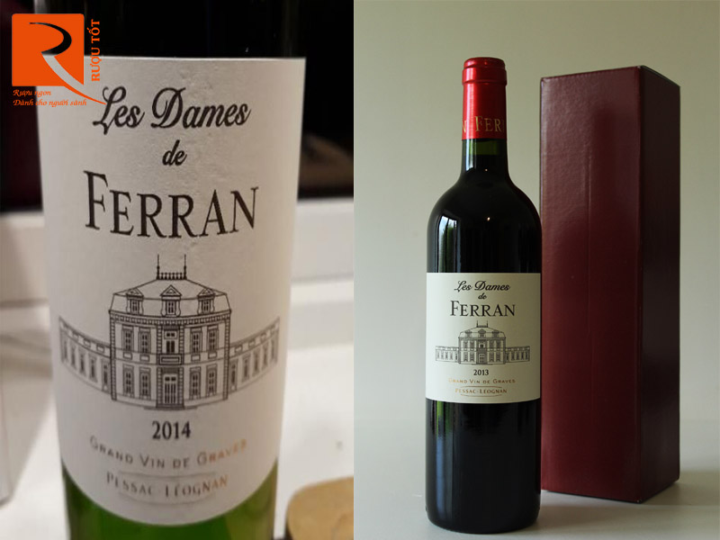 Rượu vang Les Dames de Ferran Pessac Leognan Grand Cru Classe