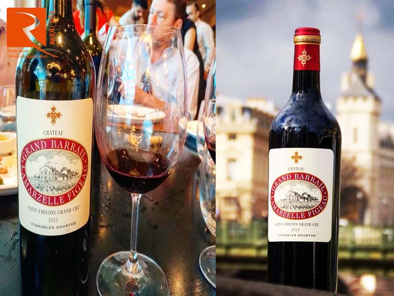 Rượu vang đỏ Chateau Grand Barrail Lamarzelle Saint-Emilion Gran Cru