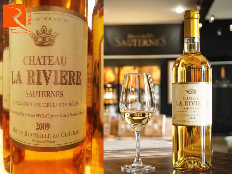 Rượu vang Chateau la Riviere Sauternes AOC